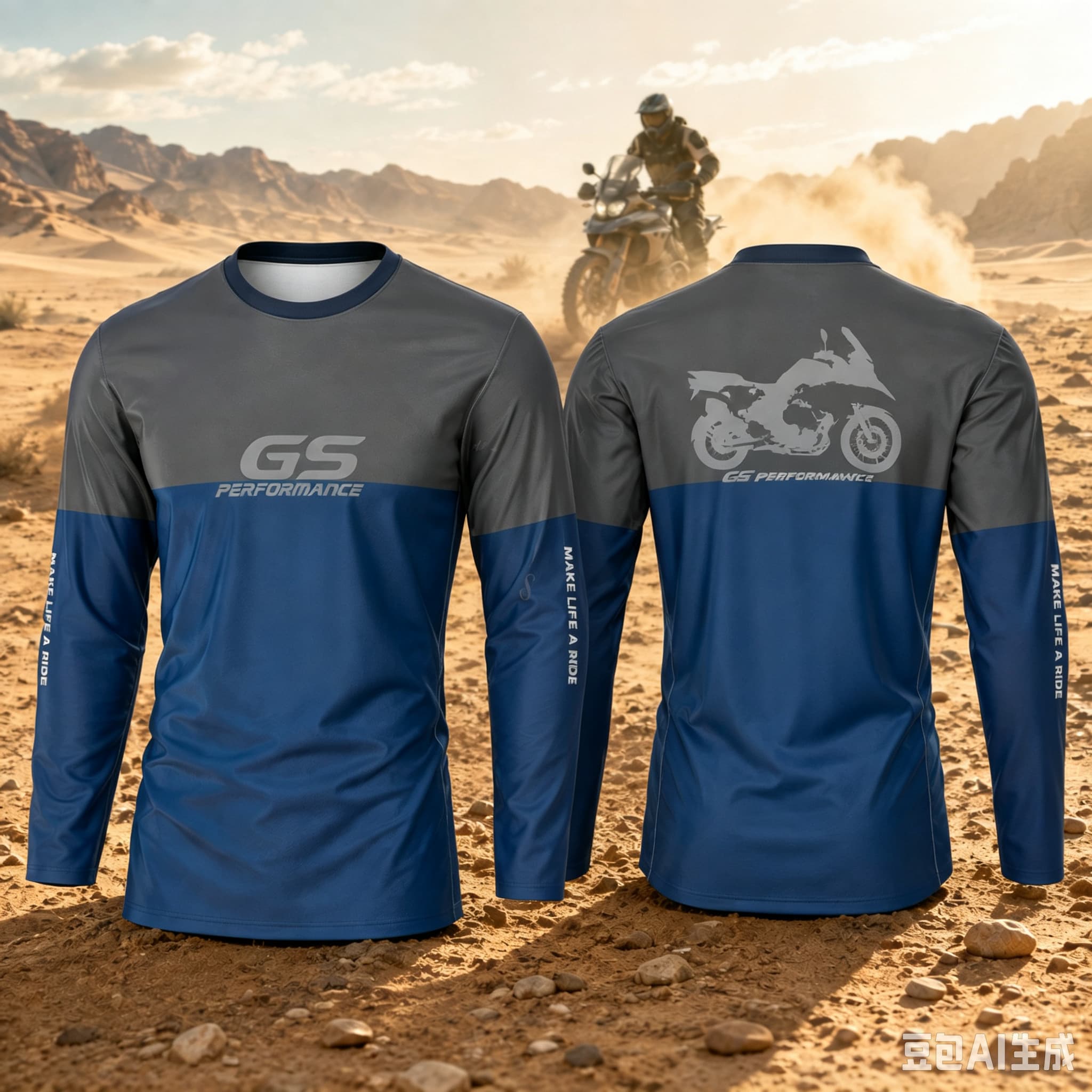 Outdoor Adventure Wear - Motorrad GS Adventure Motosiklet Uzun Kollu