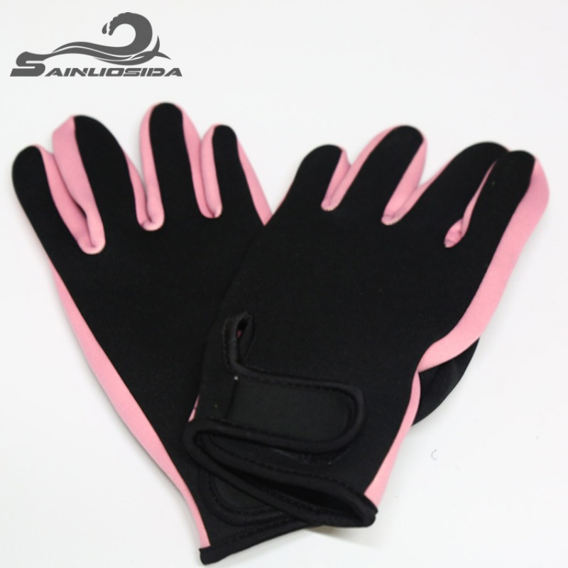Outdoor Adventure Wear - Yeni Dalış Kumaş Eldivenleri Bisiklet Kaymaz