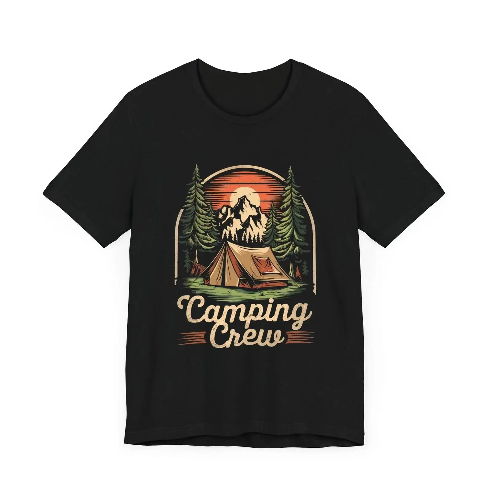 Outdoor Adventure Wear - Kamp Ekibi Tişörtü Yürüyüşçüler ve Kampçılar