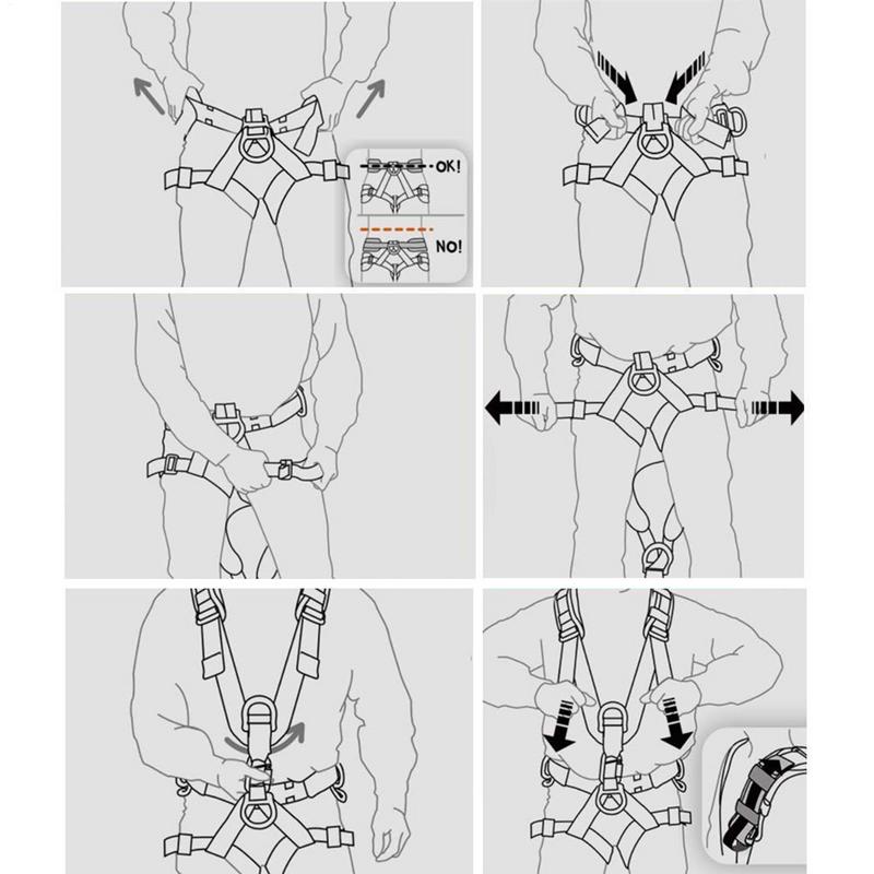 Emniyet Kemeri Düşme Koruma Ki - Harness Climbing Adjustable incelemesi ve fiyatı
