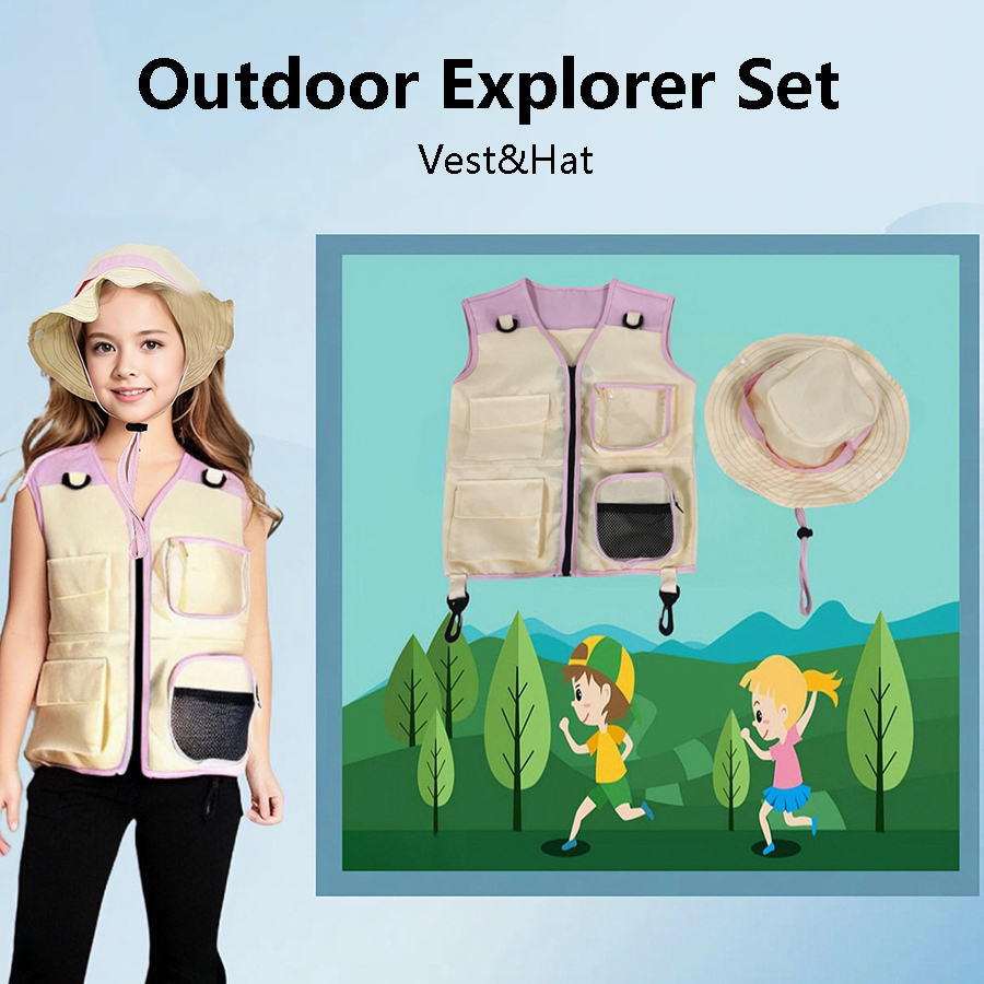 Çocuk Explorer yelek şapka tak - Outdoor Adventure Activities For Kids incelemesi ve fiyatı