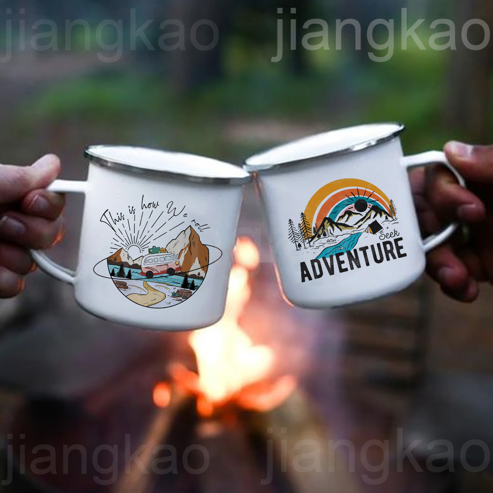 Bu Şekilde Baskılı Kampçı Kupa - Outdoor Adventure Friends incelemesi ve fiyatı