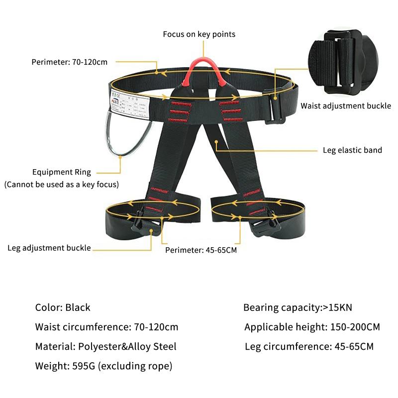 Ağaç İşçileri ve İtfaiyeciler  - Harness Climbing Adjustable incelemesi ve fiyatı