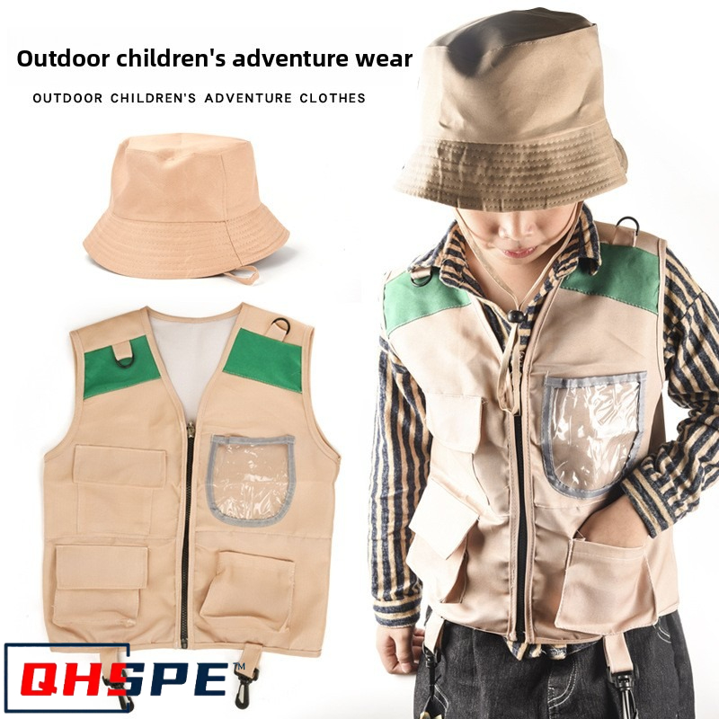 Çocuklar Explorer Yelek ve Şap - Outdoor Adventure Activities For Kids incelemesi ve fiyatı